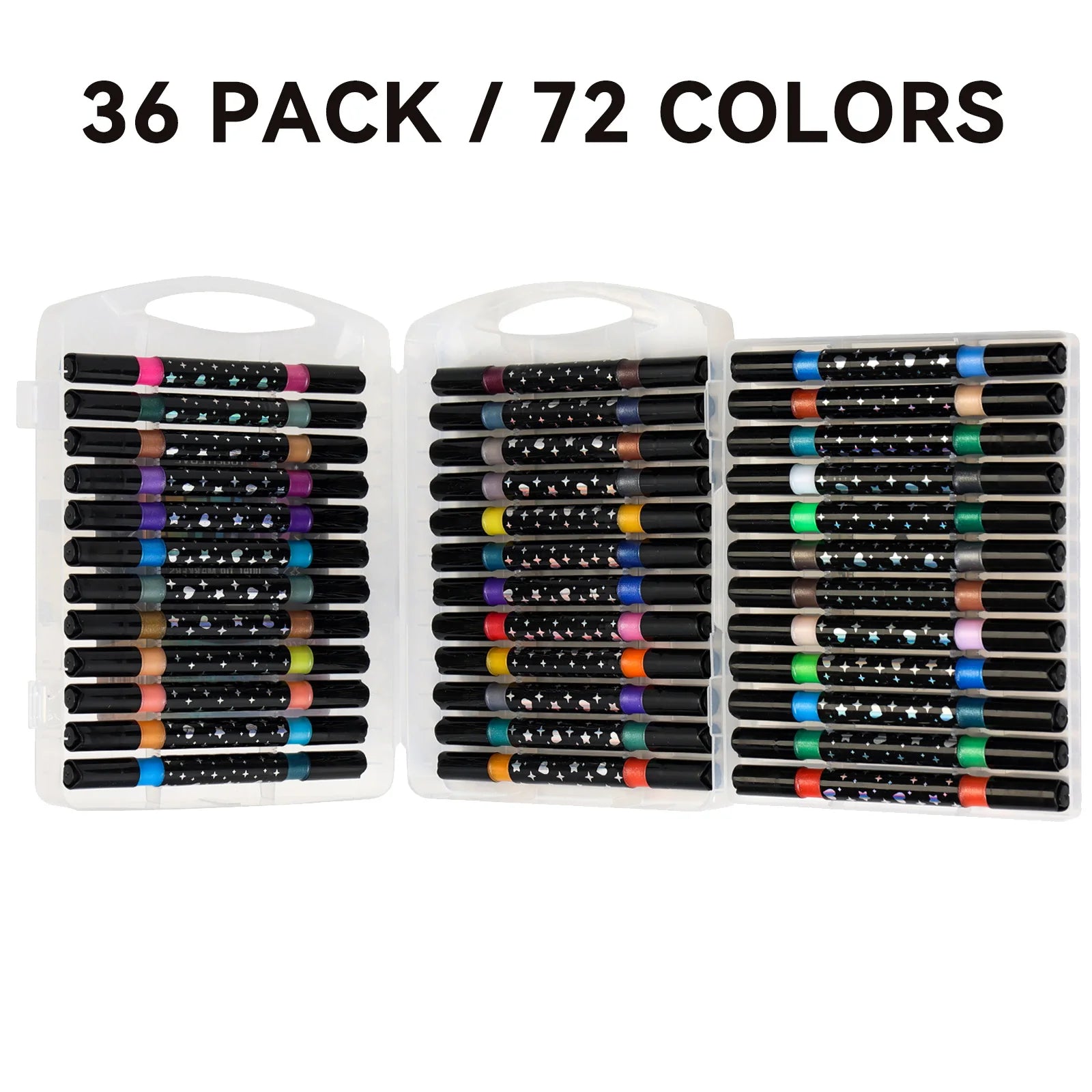CowLost | product_id-48-dual-brush-tip-glitter-metallic-art-markers-set-48-colors-for-crafts-cards |8