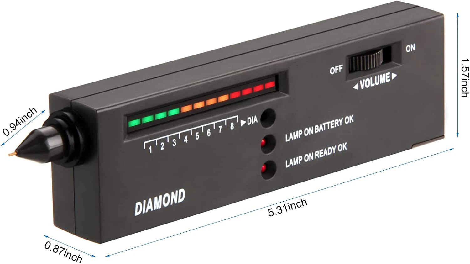 CowLost | homefish-diamond-tester-high-accuracy-diamond-tester-pen-jewelry-diamond-tester-professional-diamond-selector-diamond-tester-kit-1 |7