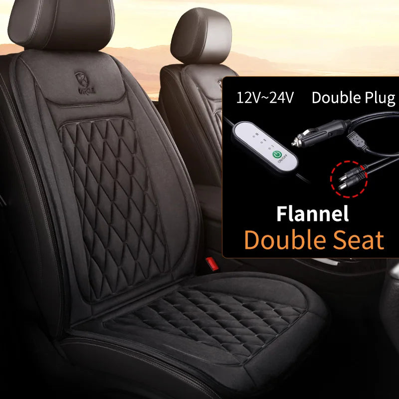 12-24v Heated Car Seat Cover 30'
