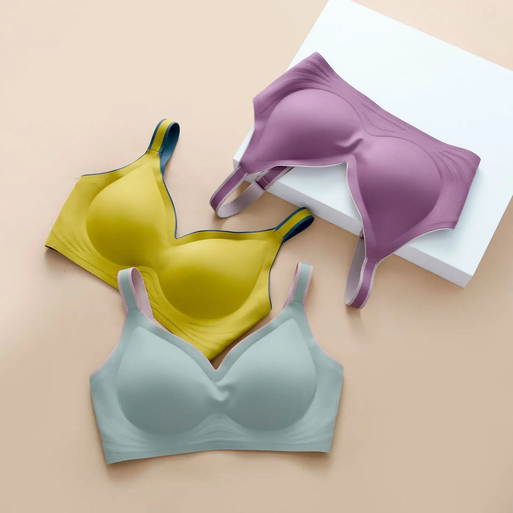 CowLost | product_id-plus-size-wireless-seamless-push-up-bra-with-comfortable-shockproof-support |9