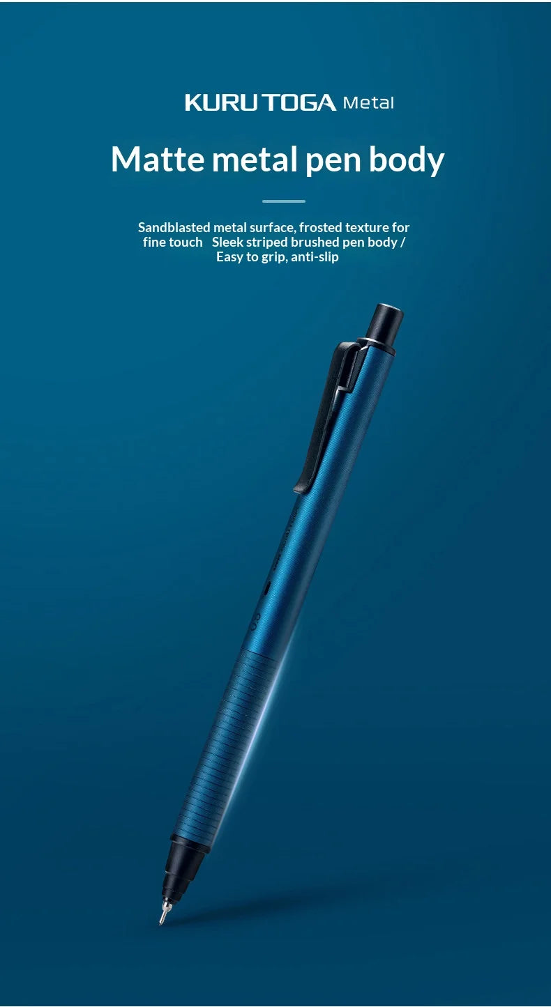 CowLost | product_id-uni-m5-kh-sunrise-orange-limited-kurutoga-0-5mm-auto-rotating-metal-mechanical-pencil-break-resistant |10