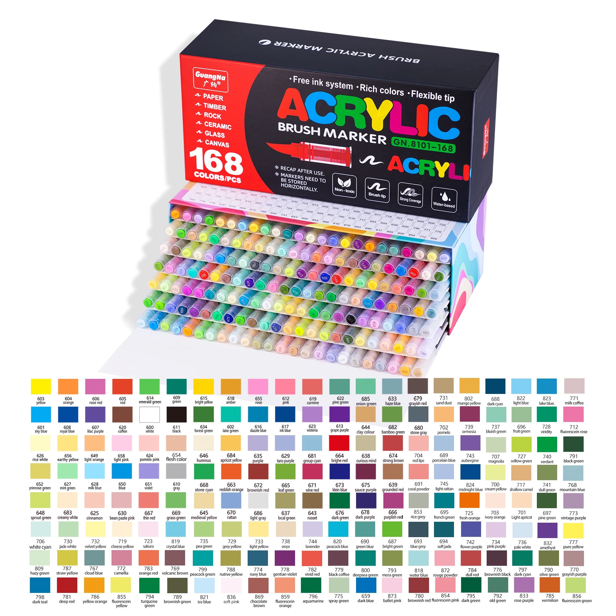 CowLost | markers-product_id-acrylic-paint-soft-brush-markers-set-for-wood-stone-canvas |36