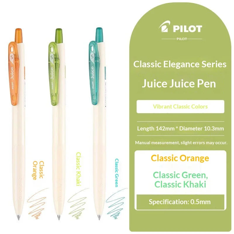 CowLost | product_id-pilot-juice-0-5mm-fine-gel-pens-soft-pastel-vintage-classics-clear-barrel-for-writing-illustration |23