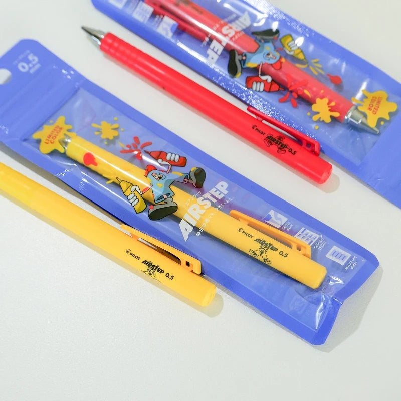 CowLost | product_id-pilot-airstep-has-15-0-5mm-mechanical-pencil-auto-lead-advance-colorful-barrel-stable-writing |5