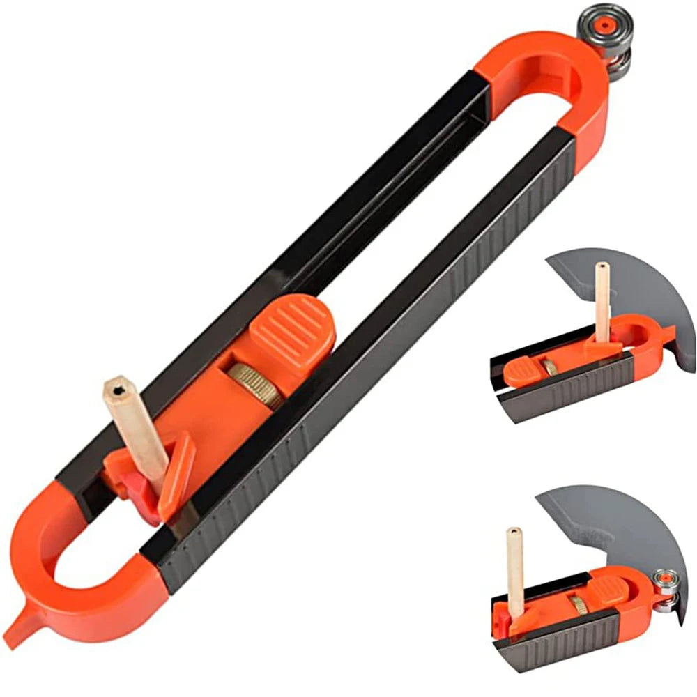 CowLost | profile-scribing-ruler-contour-gauge-with-lock-precise-scribe-tool-woodworking-edge-corner-measuring-profile-duplicator |7