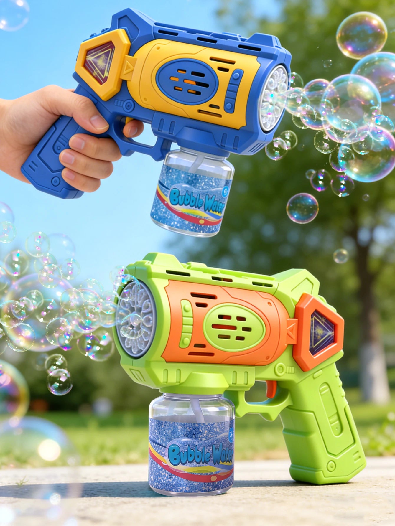 CowLost | product_id-electric-bubble-gun-toy-with-led-light-for-kids-outdoor-summer-game-no-bubble-liquid |7