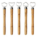CowLost | 5pcs-pottery-scraper-tools-wood-handle-pottery-sculpting-tool-set-diy-clay-carving-shaping-kit-for-craftsmen-craft-supplies |7