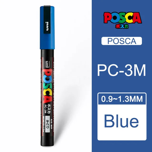 CowLost | product_id-uni-posca-pc-1m-3m-5m-multi-color-acrylic-permanent-marker-for-fabric-rock-metal-pop-posters-graffiti |52