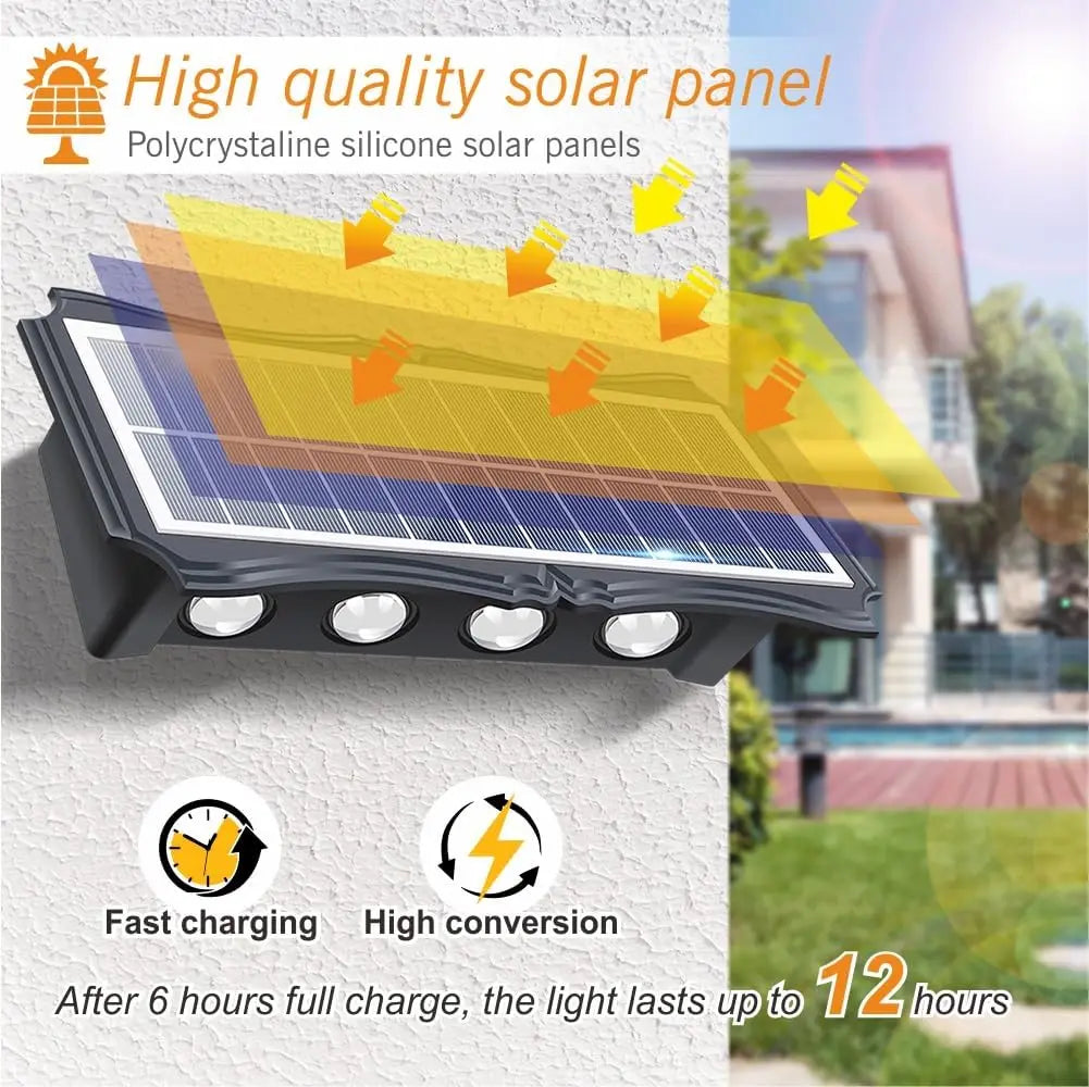 CowLost | product_id-solar-led-outdoor-wall-light-high-brightness-up-and-down-garden-lamp |5