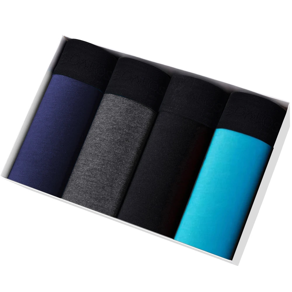 CowLost | 4pcs-sexy-mens-panties-brand-underpants |9