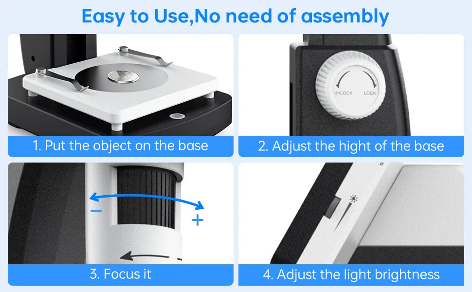 CowLost | product_id-1080p-4-3-lcd-digital-microscope-1000x-magnification-with-adjustable-carrier-table-for-pcb-repair-and-welding |19