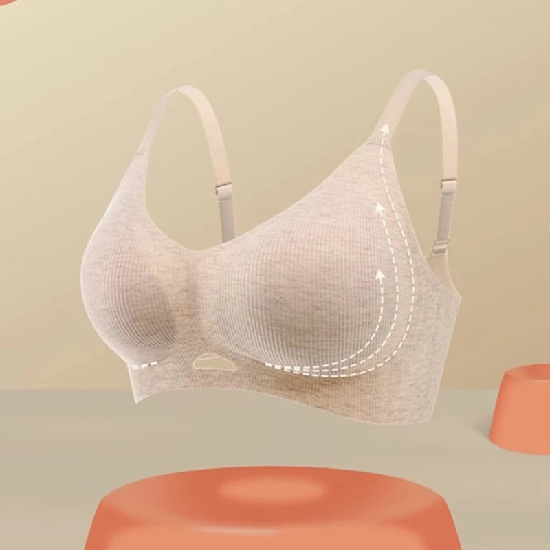 CowLost | product_id-womens-seamless-wire-free-push-up-bra-for-comfortable-support |4