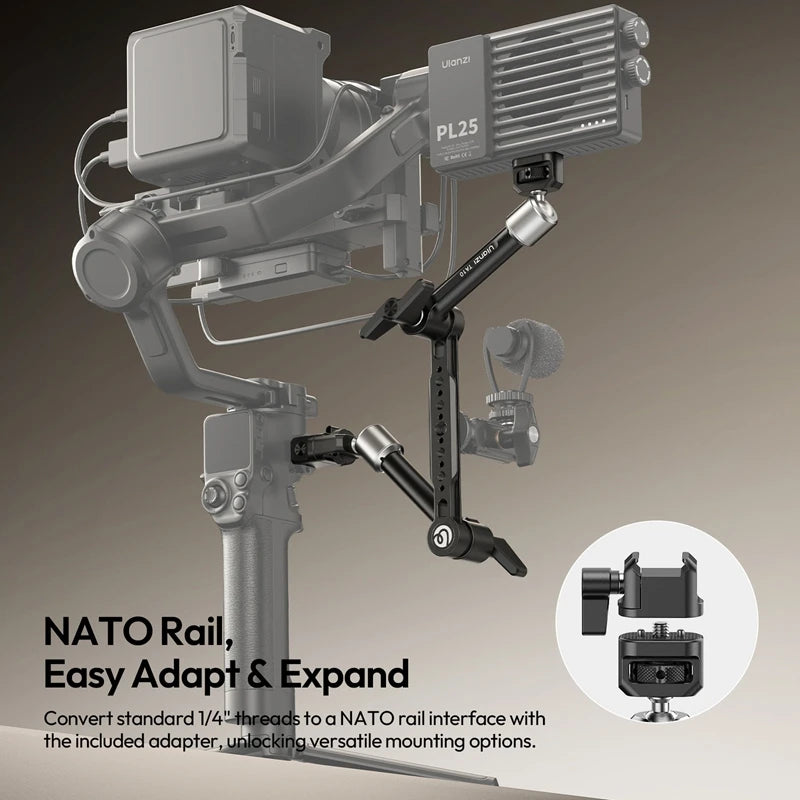 CowLost | ulanzi-ta10-3-section-articulating-arm-magic-arm-for-camera |4