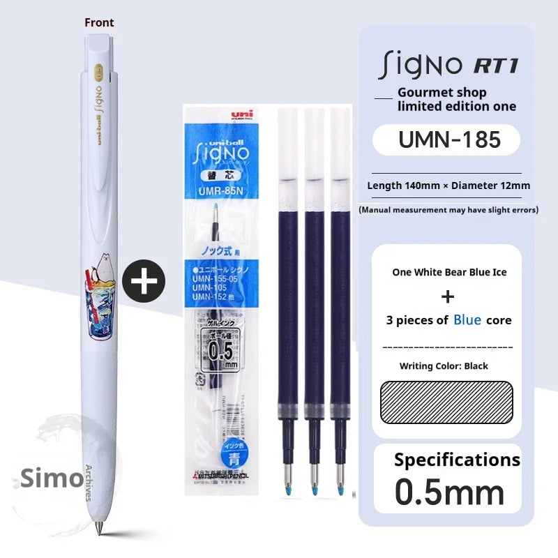 CowLost | product_id-japan-uni-mitsubishi-umn-185-food-museum-collab-0-5mm-gel-pen-ultra-smooth-for-school-collectors-gift |34