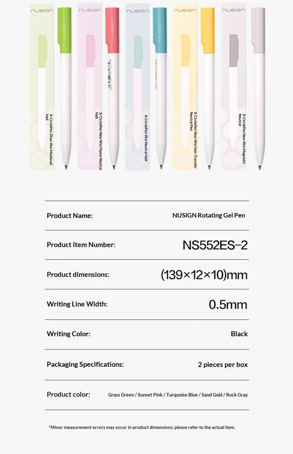 CowLost | product_id-deli-nusign-0-5mm-rotating-gel-pen-silent-smudge-proof-ink-minimalist-professional-writing-pen-for-exams-and-notes |18