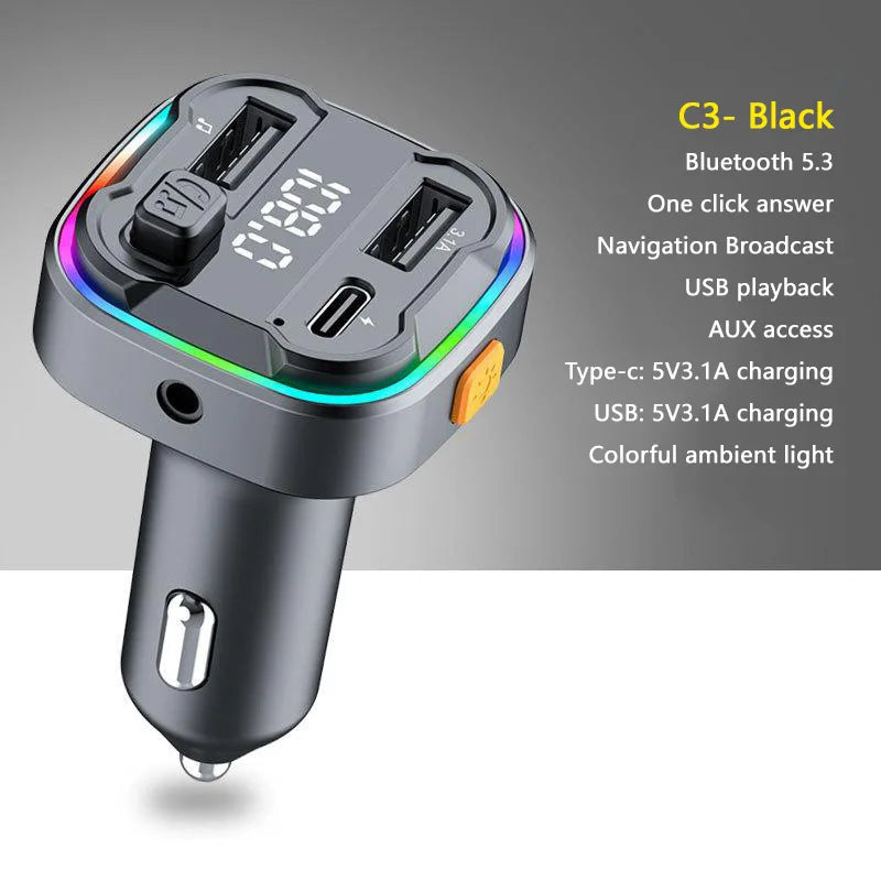 CowLost | product_id-pd30w-fast-charger-bluetooth-5-3-fm-transmitter-handsfree-car-aux-mp3-player-with-adapter |22