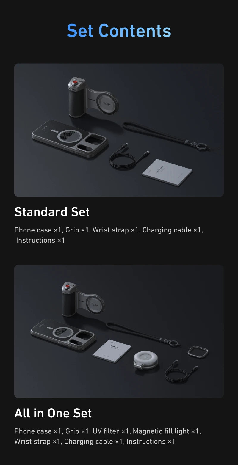 CowLost | telesin-master-grip-set-for-iphone17-pro-max-magnetic-phone-camera-hand-grip |23