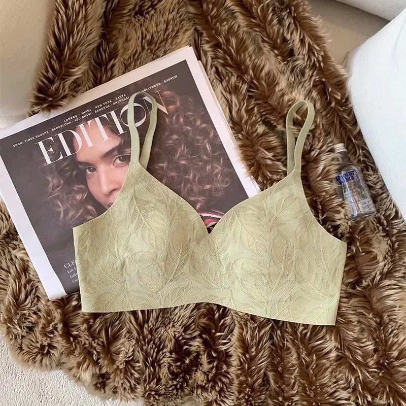 CowLost | product_id-ultra-thin-seamless-wire-free-lace-bra-for-large-breasts-soft-breathable-support |13