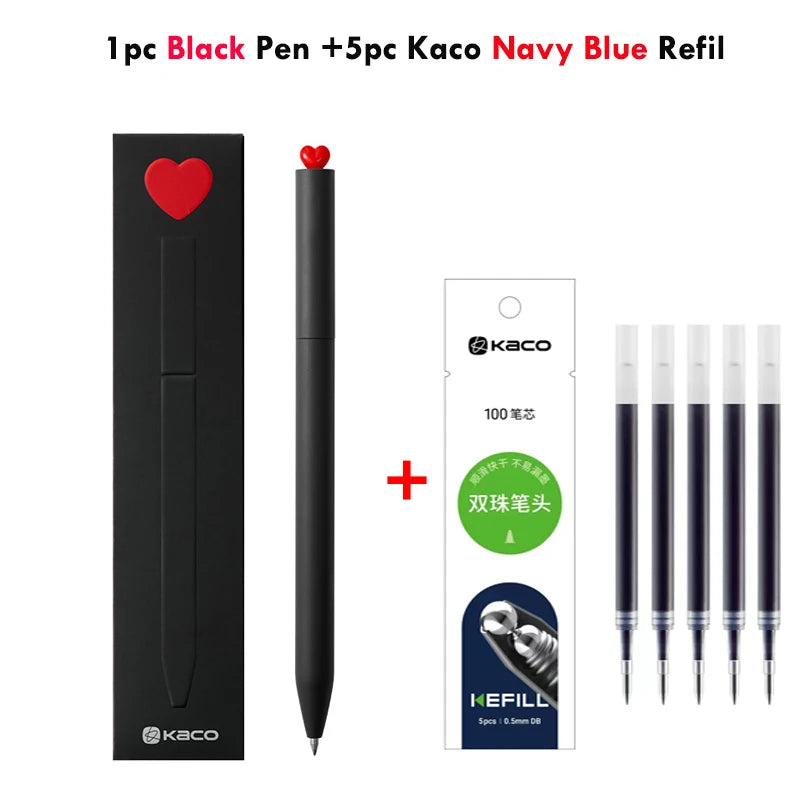 CowLost | product_id-kaco-first-cute-love-0-5mm-black-ink-gel-pen-set-rotating-ballpoint-for-valentines-day-gift |19
