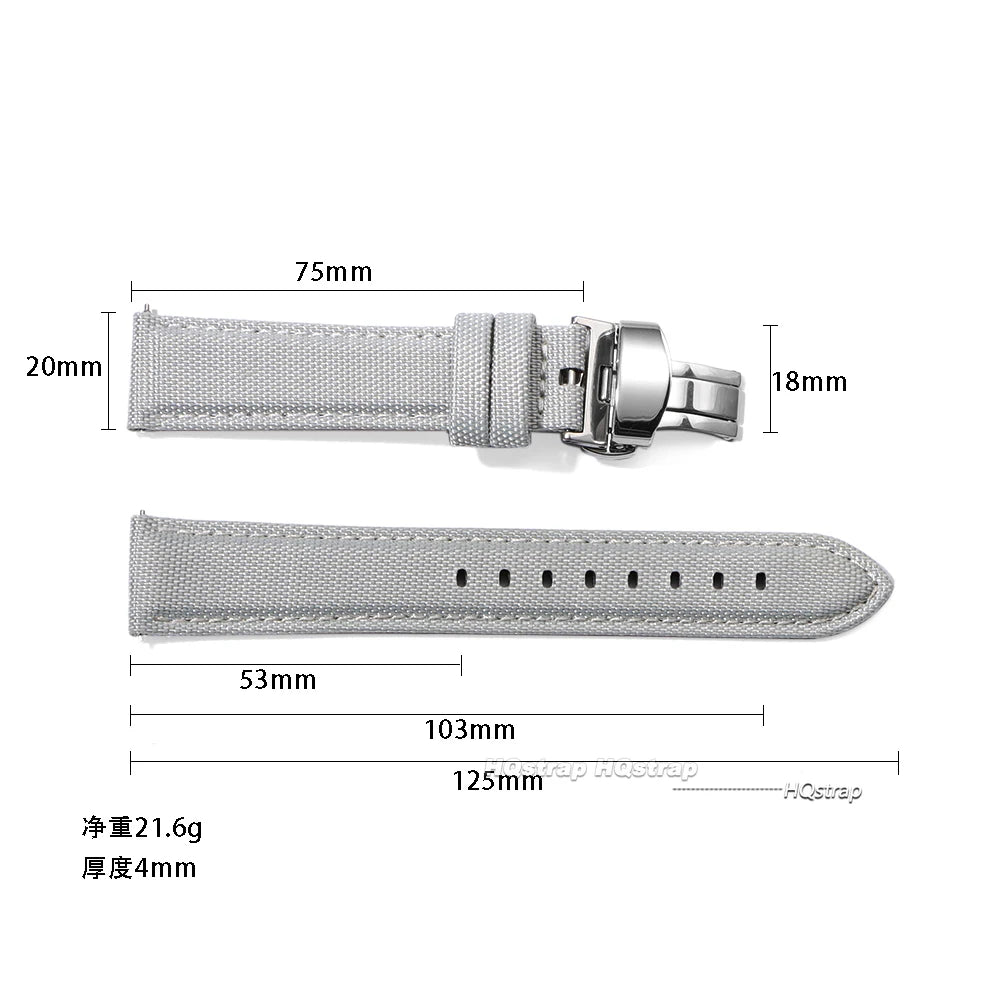 CowLost | bracelets-product_id-20mm-22mm-nylon-leather-quick-release-watch-band-with-butterfly-buckle-sport-strap |9
