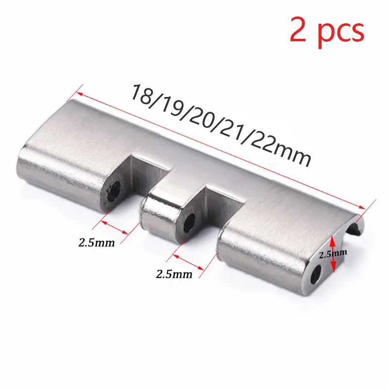 CowLost | product_id-stainless-steel-strap-connector-adapter-for-seiko-skx009-skx007-rolex-18-22mm |23
