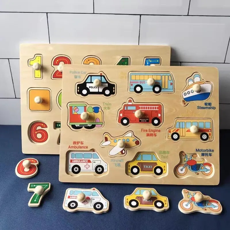 CowLost | fencing-barriers-montessori-baby-wooden-puzzles-1-3-years-educational-toys |1