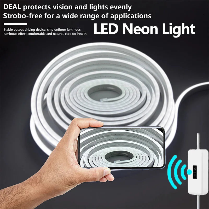 CowLost | light-ropes-strings-product_id-5v-usb-led-neon-strip-light-with-hand-sweep-sensor-dimmer-waterproof-flexible-for-home-outdoor-decor |1