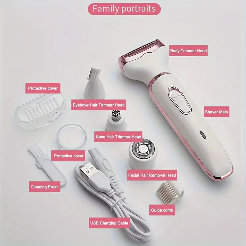 CowLost | product_id-4-in-1-portable-electric-womens-painless-razor-hair-trimmer |4