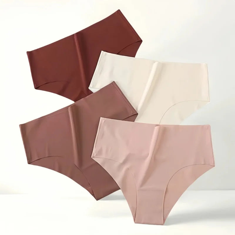 CowLost | product_id-3pcs-women-high-waist-seamless-breathable-ice-silk-stretch-panties-xs-xl |1