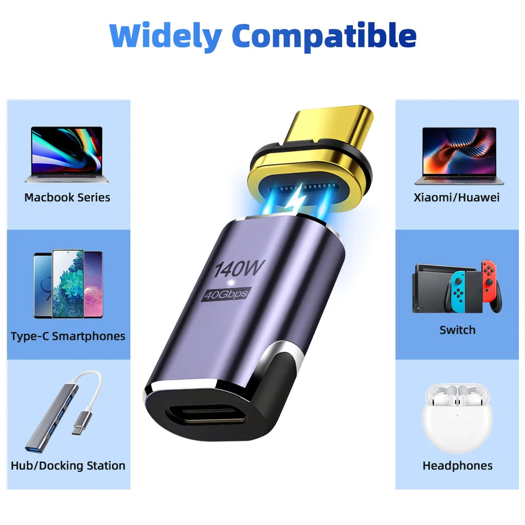 CowLost | product_id-usb4-thunderbolt-3-4-magnetic-type-c-male-to-female-adapter-40gbps-140w-fast-charging-8k-60hz-usb-c-converter-for-ipad-macbook |19