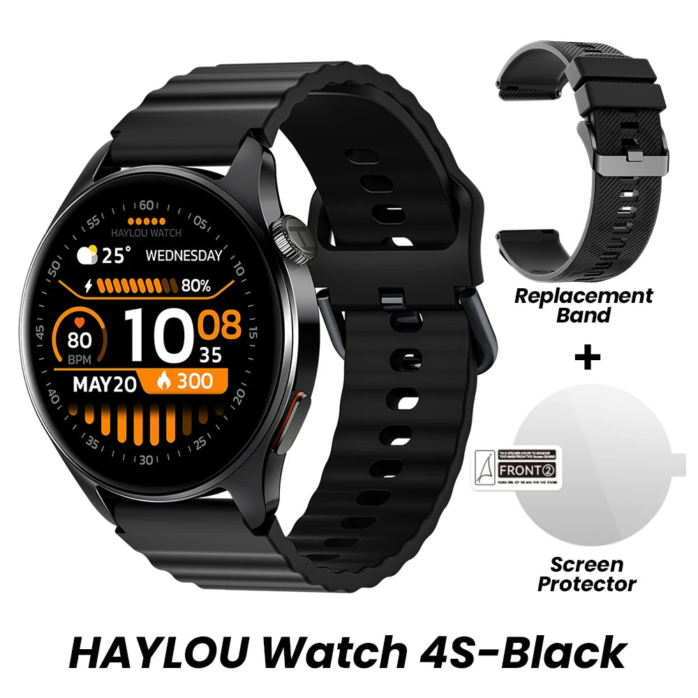 CowLost | haylou-watch-4s-gps-smartwatch-1-43-hd-amoled-display |32