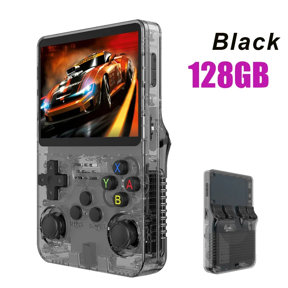 CowLost | game-timers-boyhom-r36s-retro-handheld-game-console-3-5-ips-screen-64gb-15000-games-linux-system |15