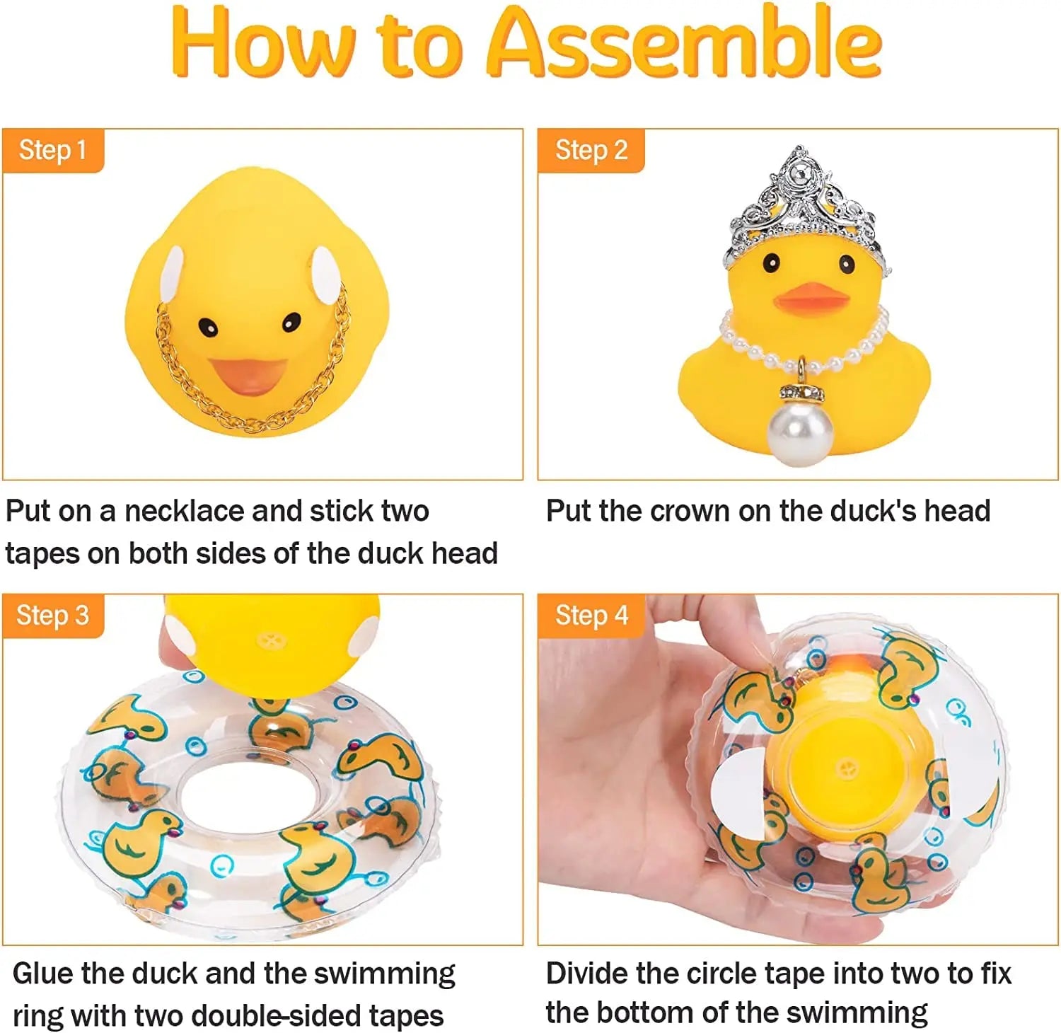 CowLost | product_id-car-rubber-duck-dashboard-ornament-with-pearl-necklace-and-crown-for-jeeps |4