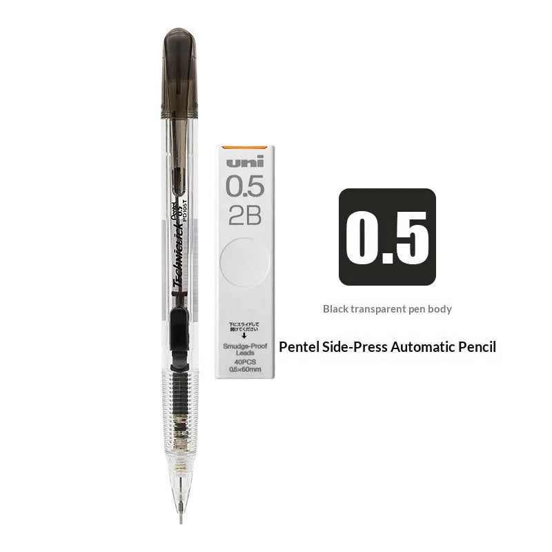 CowLost | product_id-pentel-pd105t-mechanical-pencil-0-5-0-7mm-break-resistant-side-knock-design |21