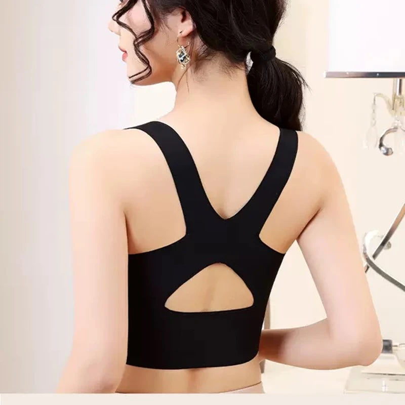 CowLost | product_id-wireless-lace-sports-bra-for-small-breasts-shock-proof-traceless-with-beautiful-back |4
