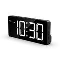 AMIR Digital Alarm Clock Large LED Display with 4 Alarm Modes, Snooze, DST, 12/24H for Bedroom & Office