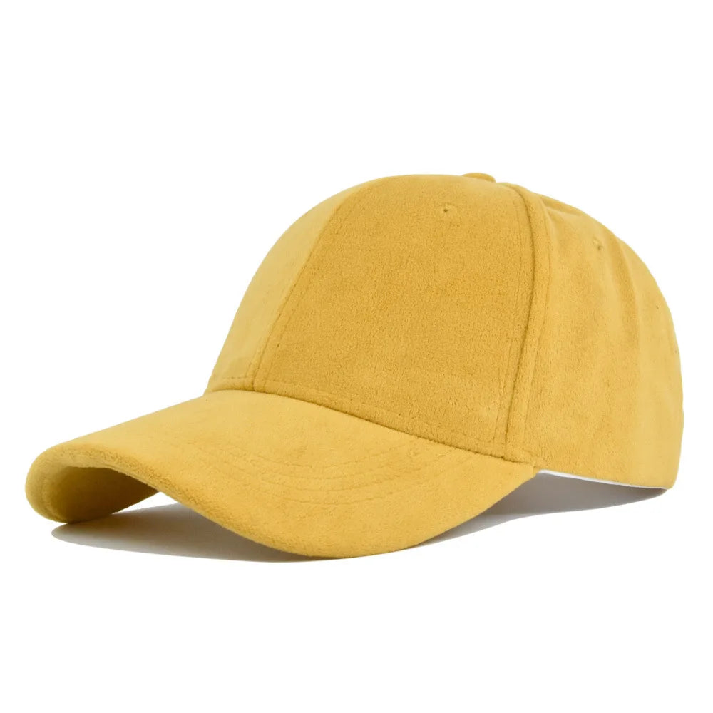 CowLost | solid-suede-retro-baseball-caps-for-men-women |31