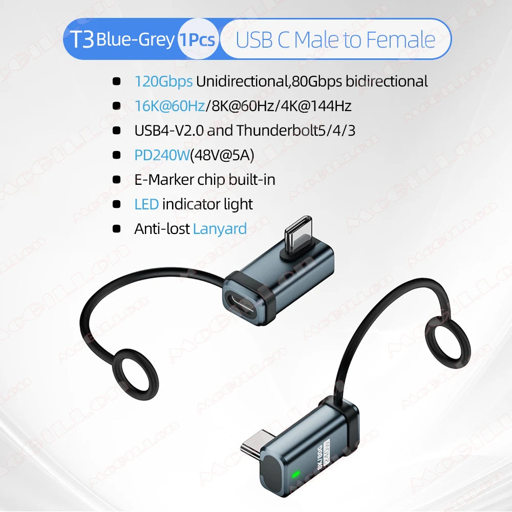 CowLost | product_id-usb4-2-0-pd-240w-5a-usb-c-to-usb-c-straight-angle-charger-adapter-120gbps-16k-60hz |28