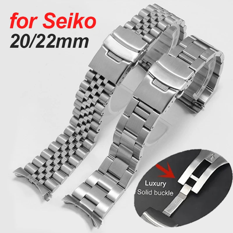 CowLost | bracelets-product_id-stainless-steel-bracelet-for-seiko-luxury-curved-end-oyster-20mm-22mm-watchband-wristband-jubilee-accessory |1