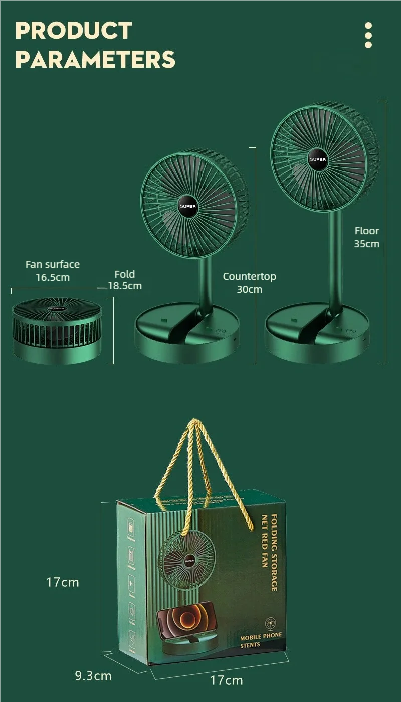 CowLost | product_id-homefish-portable-mini-usb-electric-fan-with-remote-and-retractable-design |21
