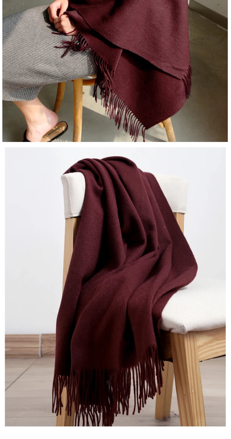 CowLost | wool-scarf-women-thick-cashmere-winter-scars |23
