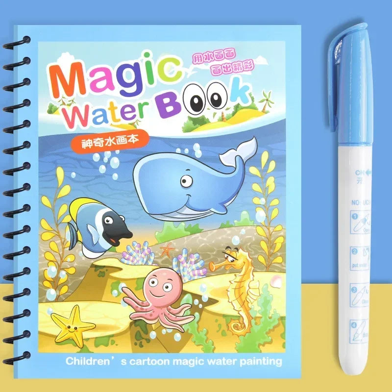 CowLost | product_id-childrens-magical-water-drawing-book-with-pen-montessori-early-education-toy-gift |4