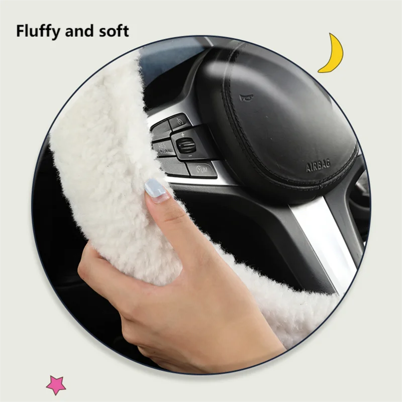 CowLost | plush-cartoon-car-steering-wheel-cover |7