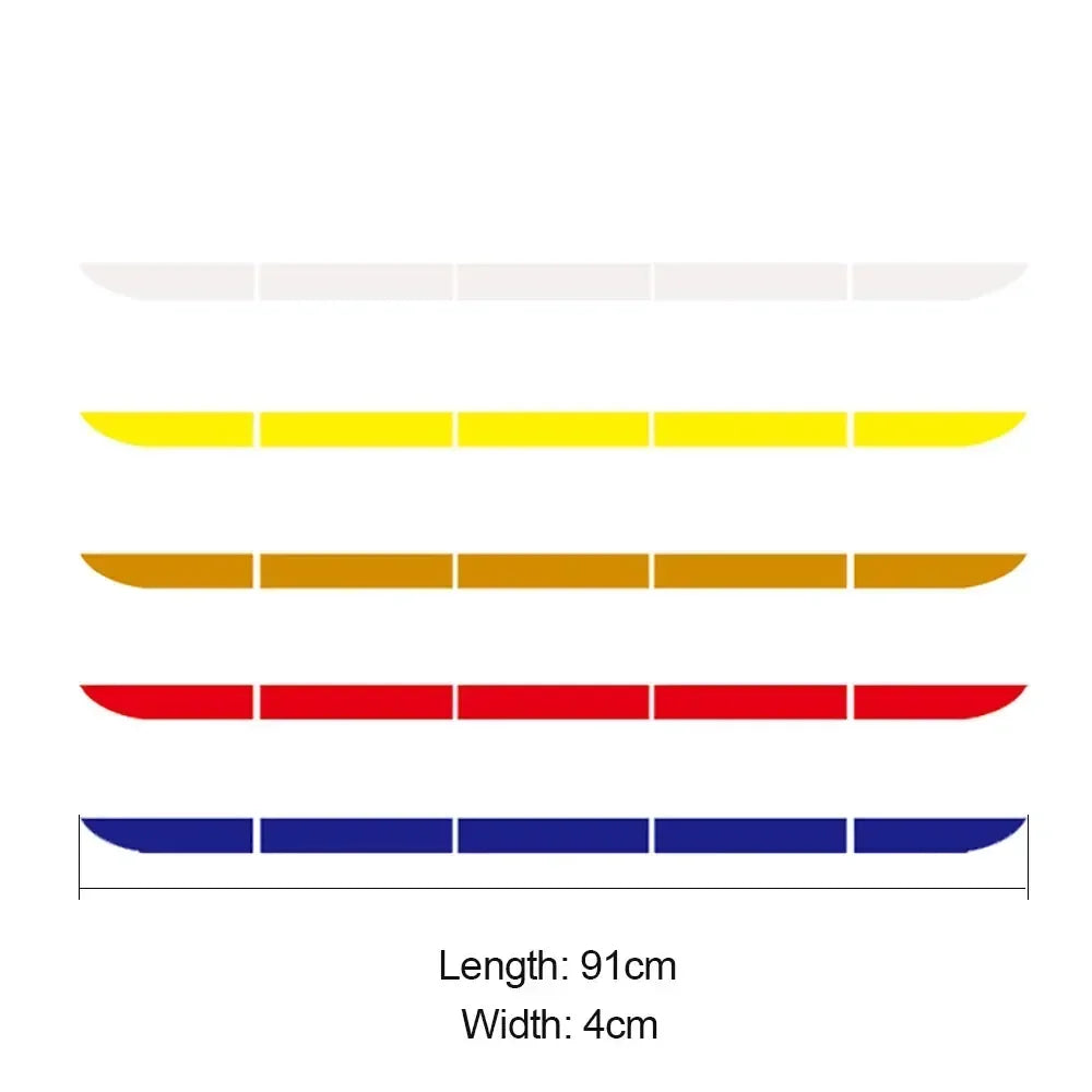 CowLost | 5pcs-set-car-reflectante-reflector-sticker-90-5-car-body-trunk-exterior-auto-accessories-reflex-exterior-warning-reflective-tape |4