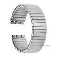 Elastic Stainless Steel Expansion Watch Band for Swatch 17mm 20mm Unisex Metal Strap