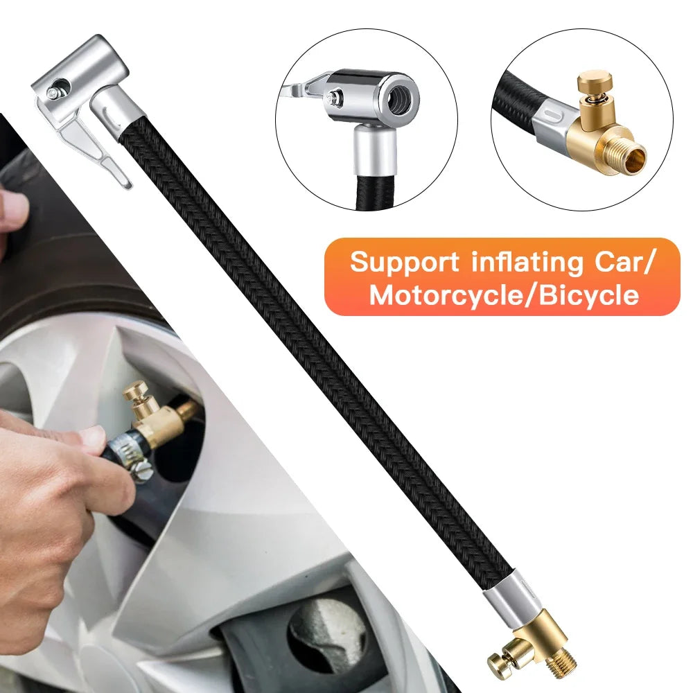 CowLost | 10-20-40-60cm-car-tire-inflator-hose-inflatable-air-pump-extension |10