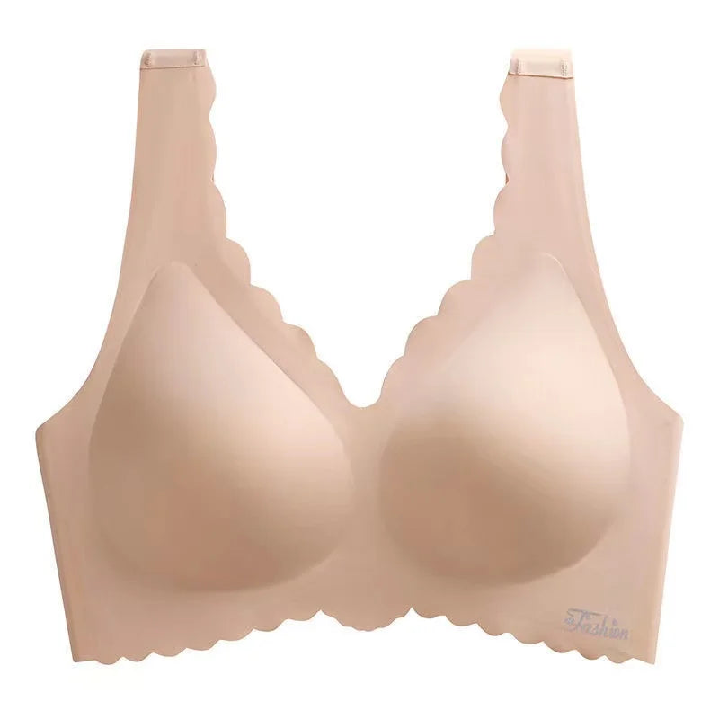 CowLost | product_id-seamless-wire-free-womens-bra-thin-3-4-cup-comfortable-anti-sagging-solid-color |6