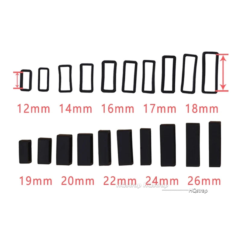 CowLost | product_id-4pcs-silicone-watch-band-keepers-loop-rings-16-26mm-secure-strap-holders |9