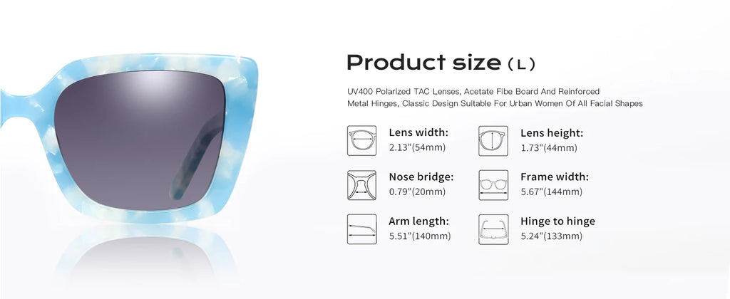 CowLost | zenottic-square-polarized-sunglasses-women-thick-frame-uv400-protection |12