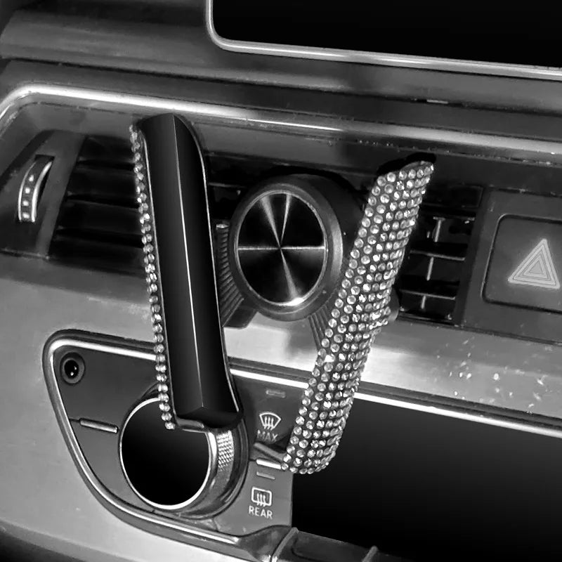 CowLost | product_id-diamond-crystal-car-air-vent-phone-holder-clip-stand-bracket-interior-accessory |19
